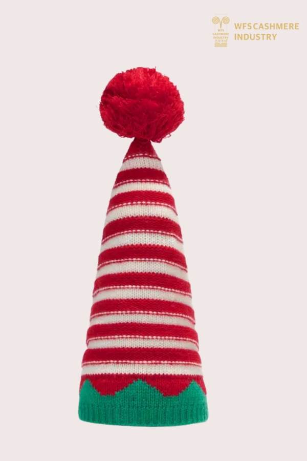 Premium Pure Cashmere Christmas Cake Novelty Hat 优质纯羊绒圣诞蛋糕新奇帽子