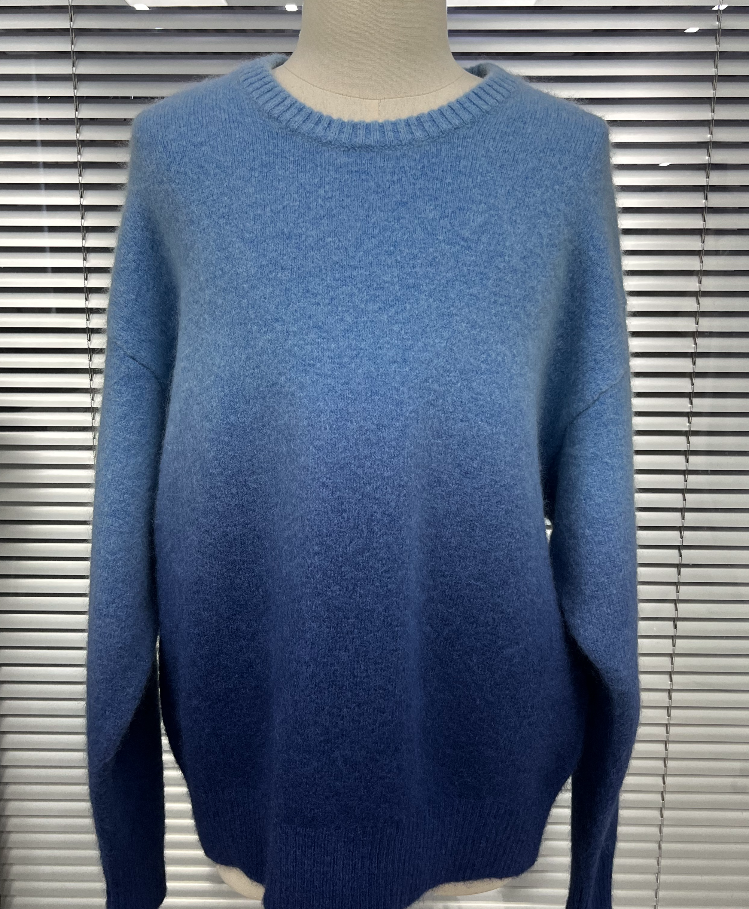 高级男士扎染圆领毛衣| SHOPBOP定制染色针织品 OEM