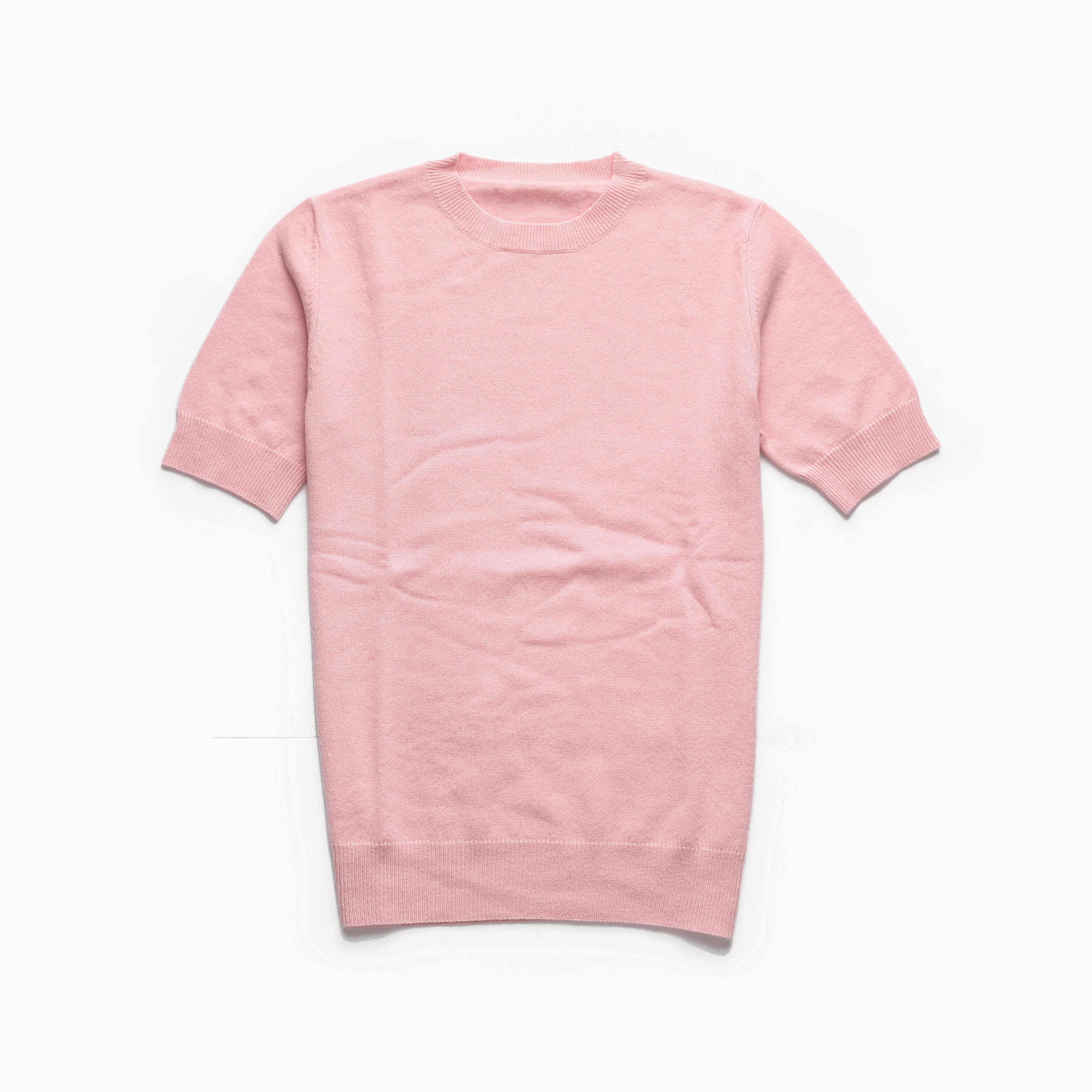 高级女式半袖羊绒套头衫| SHOPBOP细针织 OEM