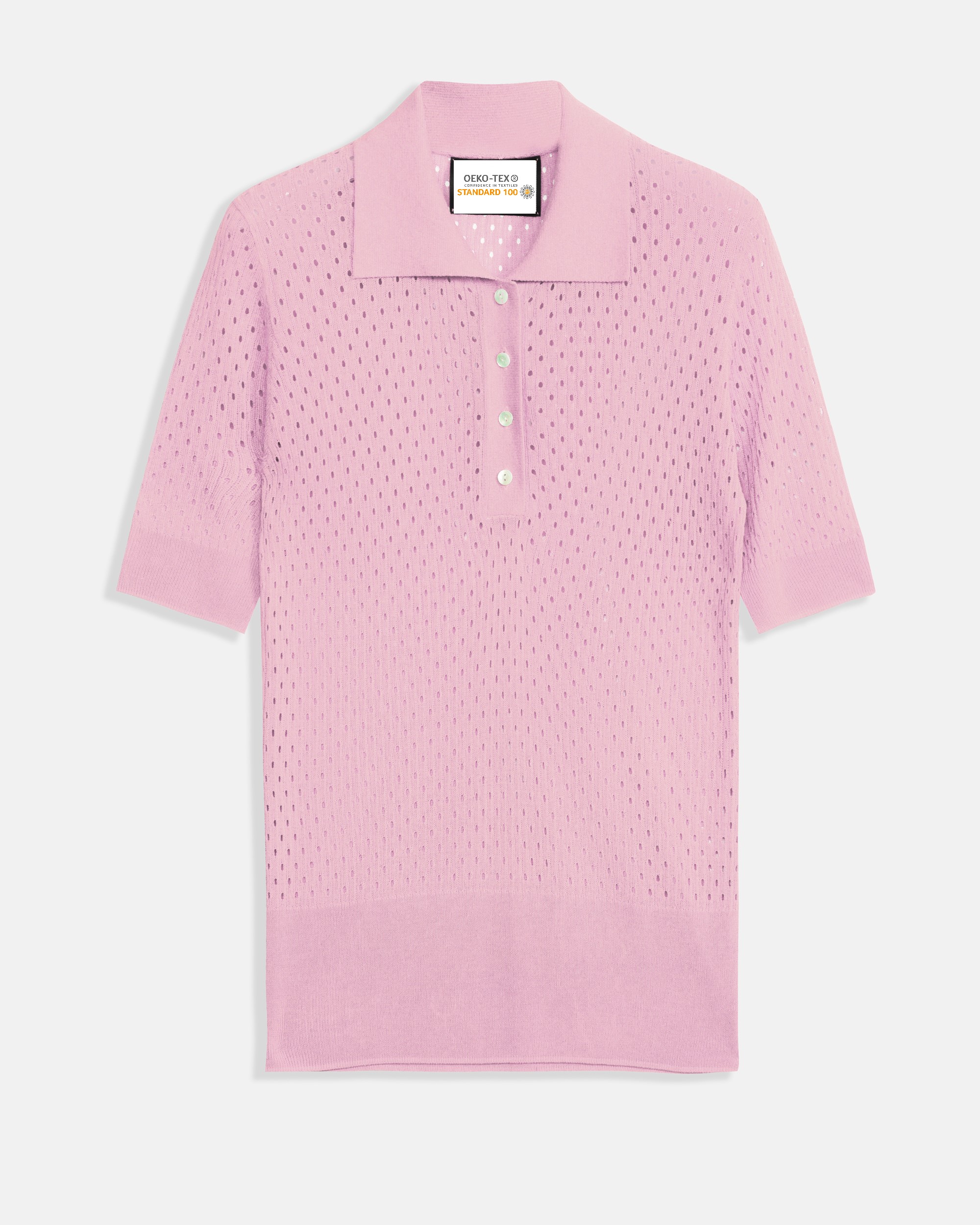 优质丝羊绒网眼 Polo 衫 |度假服代工