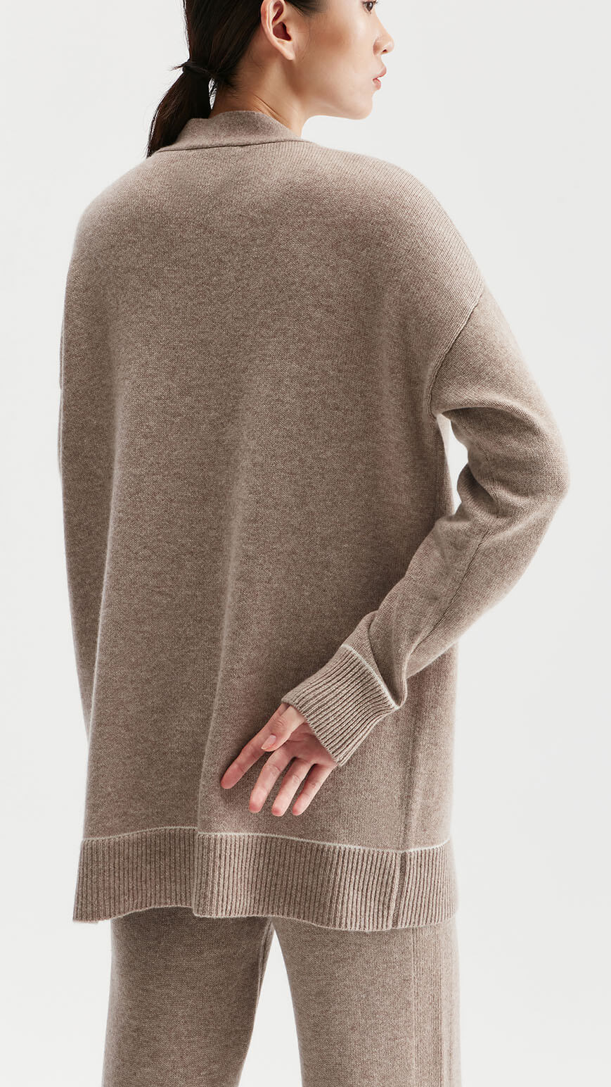 优质女式 100% 羊绒前纽扣开衫 | | SHOPBOP OEM 针织品制造商
