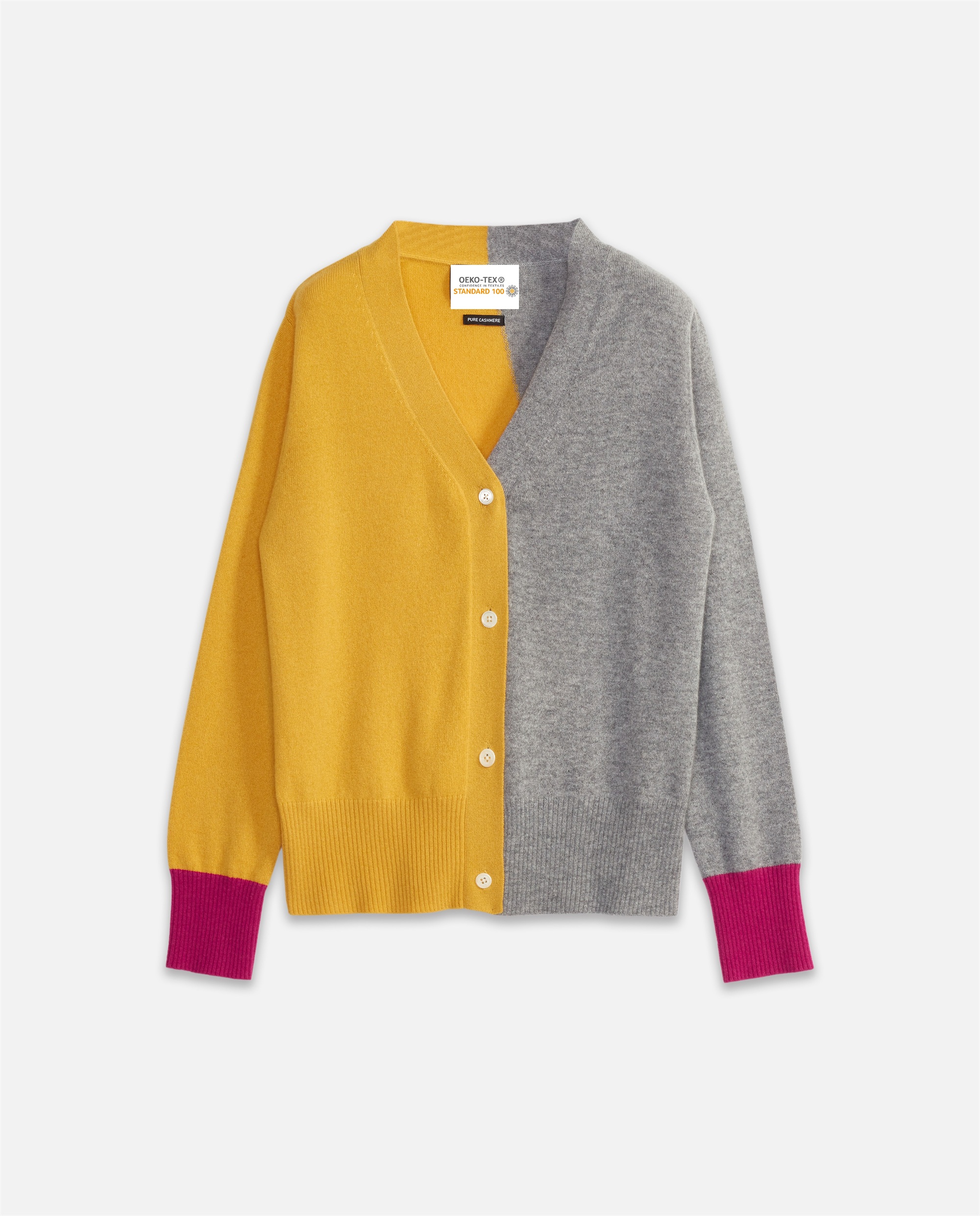定制拼色 V 领纯羊绒开衫 | SHOPBOP OEM 女式针织品制造商