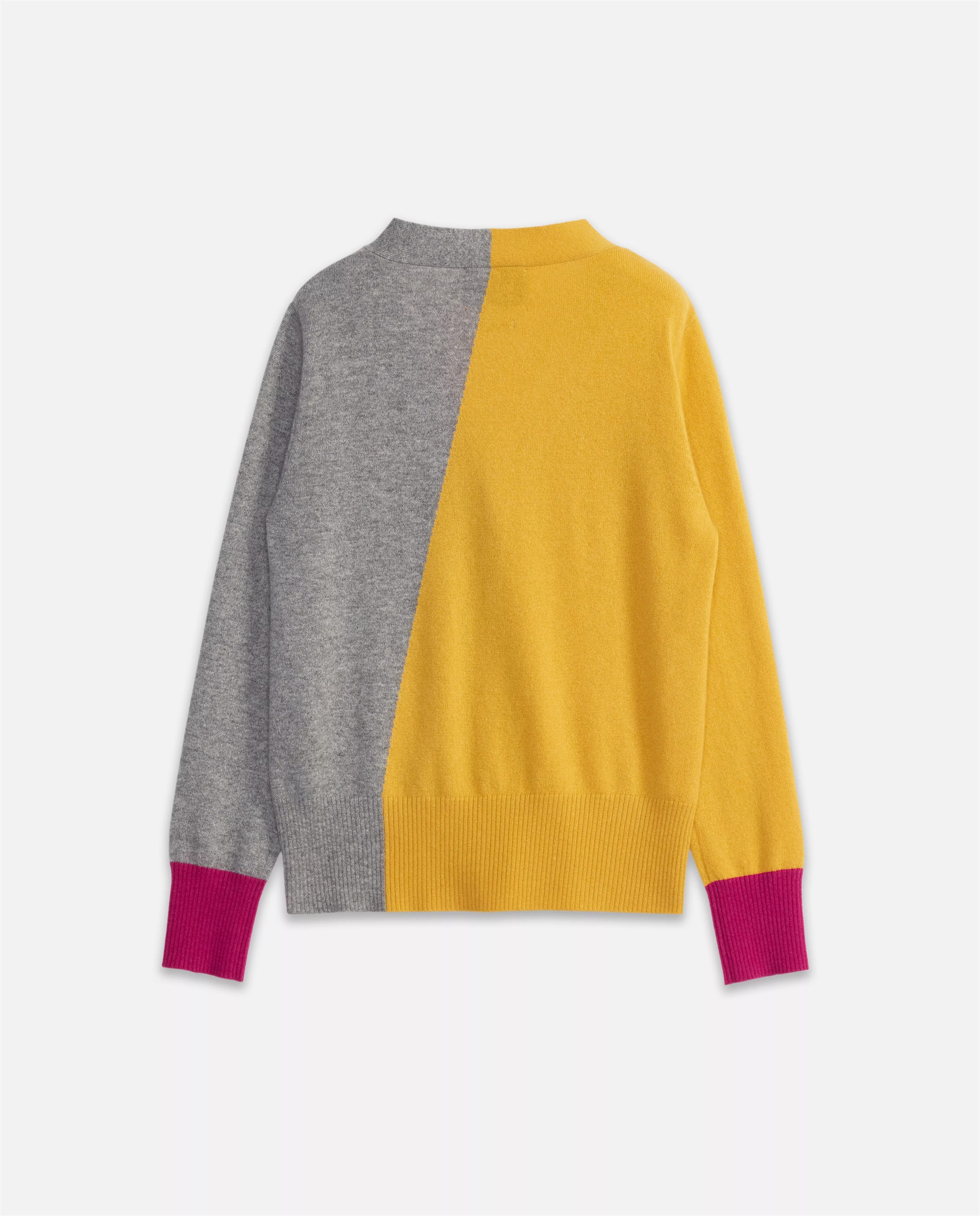 定制拼色 V 领纯羊绒开衫 | SHOPBOP OEM 女式针织品制造商