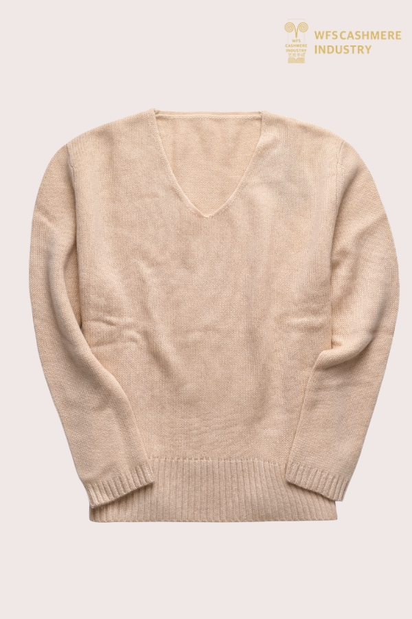 高级女式粗 V 领羊绒毛衣 | SHOPBOP厚针织 OEM