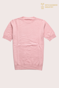 高级女式半袖羊绒套头衫| SHOPBOP细针织 OEM