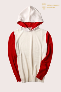 优质撞色羊绒连帽衫 | SHOPBOP豪华家居服代工