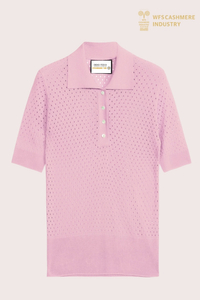 优质丝羊绒网眼 Polo 衫 |度假服代工