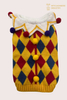 7GG Harlequin Jester 宠物毛衣带 Pom-Pom 领子 | SHOPBOP服装宠物针织品OEM