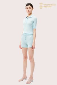 18GG 精纺羊毛网眼 Polo 衫 |夏季针织品OEM
