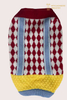 7GG 菱形拼色 V 领宠物毛衣 | SHOPBOP Preppy 宠物针织品 OEM